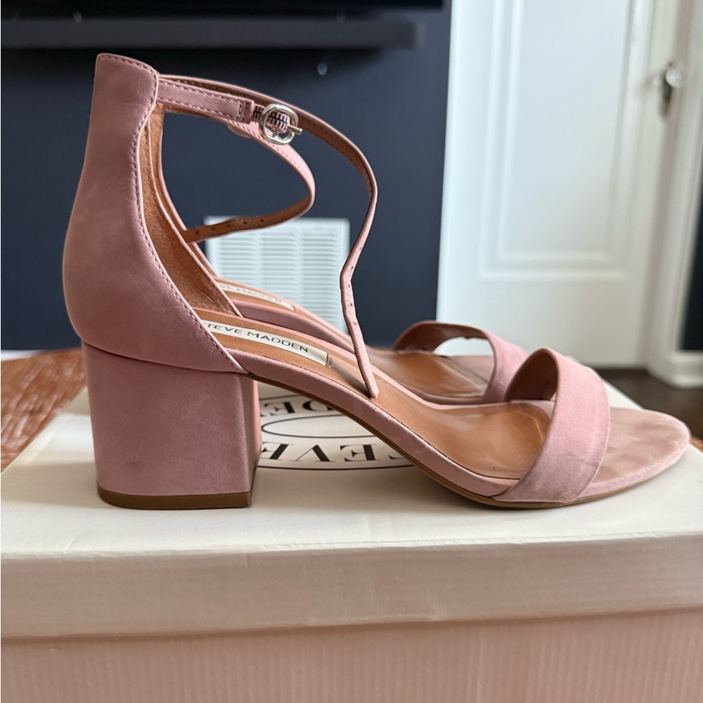 Steve Madden “Irene Block Heel Sandal”